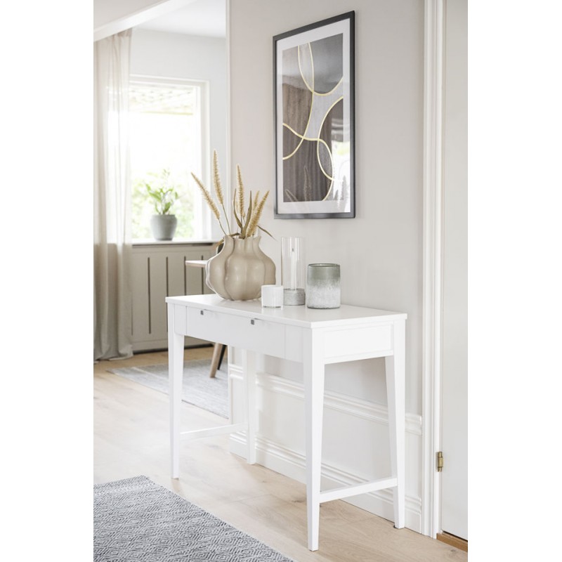 RO Confetti Console Table White